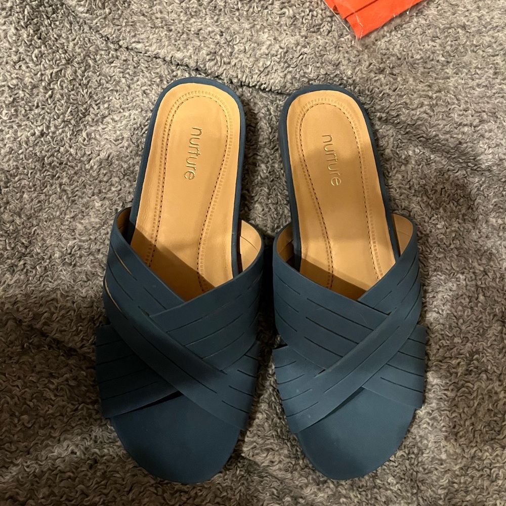 Womens blue sandal
